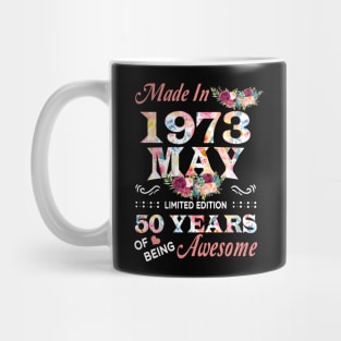 May Flower Made In 1973 50 Years Of Being Awesome Mug